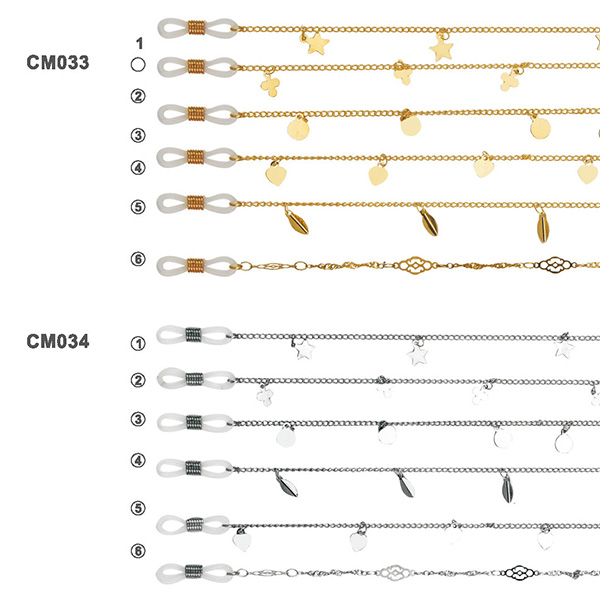glasses chain gold