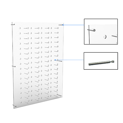 wall hanging acrylic display