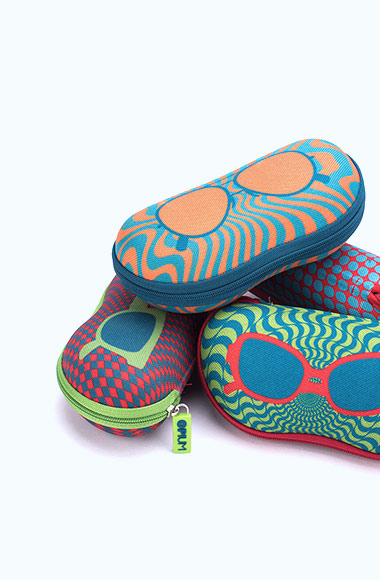 sunglasses case with pattern