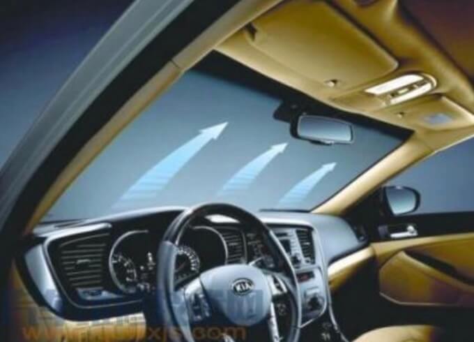 air the car to stop foggy