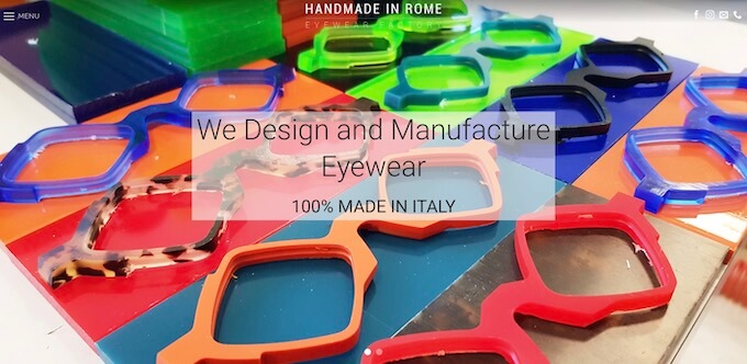 Eyewear Manufacturers in Italy-HADNMADE IN ROME