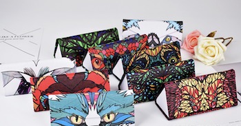 colorful foldable glasses case-isunny packing