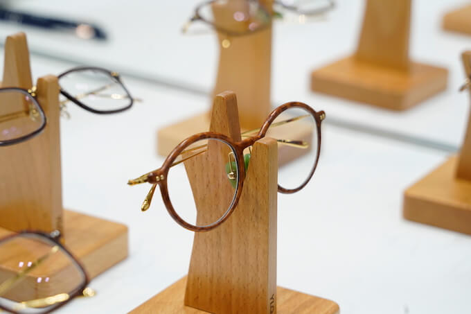 the glasses made in JAPAN