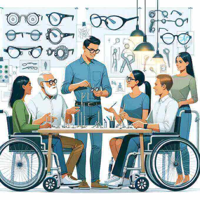 Innovating Eyewear Solutions for Wheelchair Users-isunny