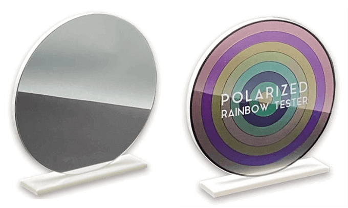 polarized sunglasses tester mirror PL-C25PT