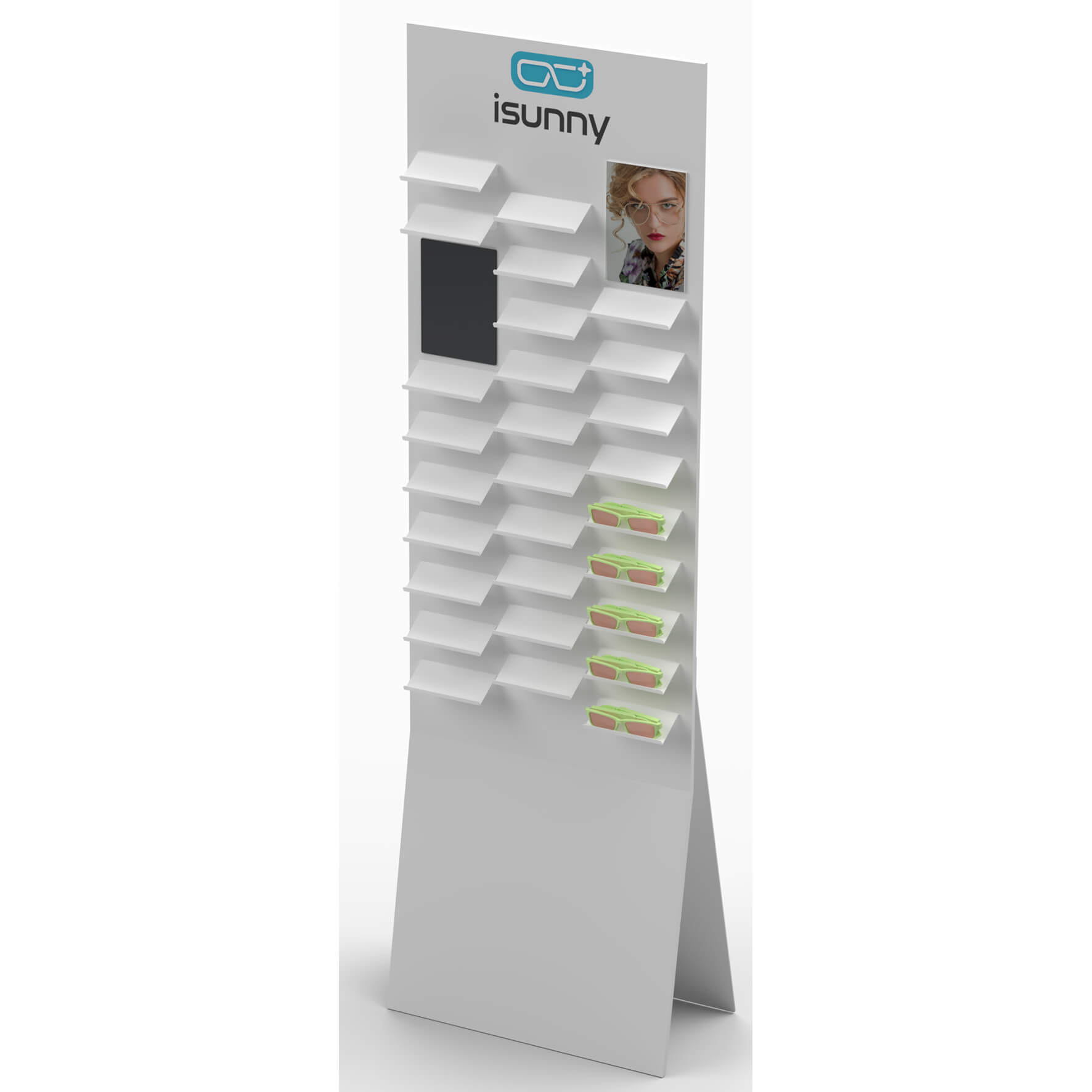 sunglass floor display-ISD8014-Isunny